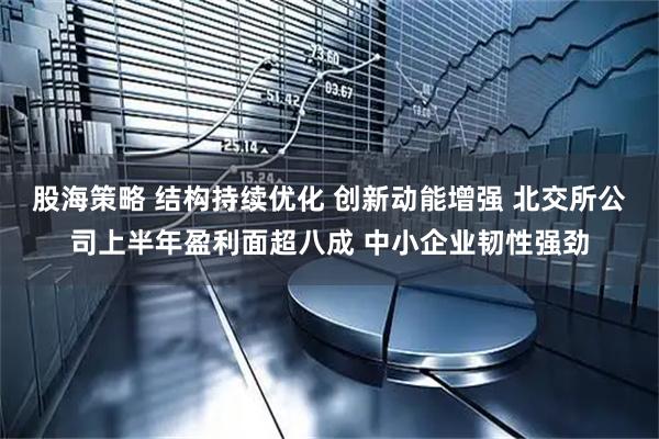 股海策略 结构持续优化 创新动能增强 北交所公司上半年盈利面超八成 中小企业韧性强劲